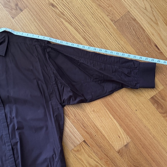 Apiece Apart Kaarina Dolman Button-Down Shirt Chocolate Plum XS - Picture 7 of 7